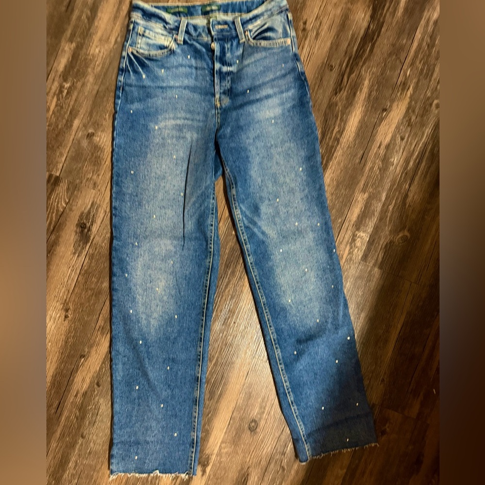 Blue Denim Jeans with gems